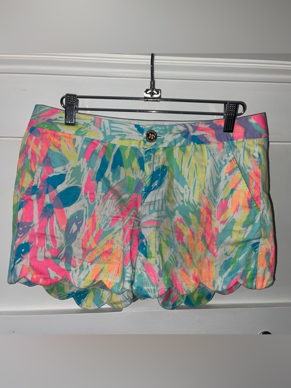 Lilly Pulitzer Buttercup Shorts Multi Sparkling Sands Size 0